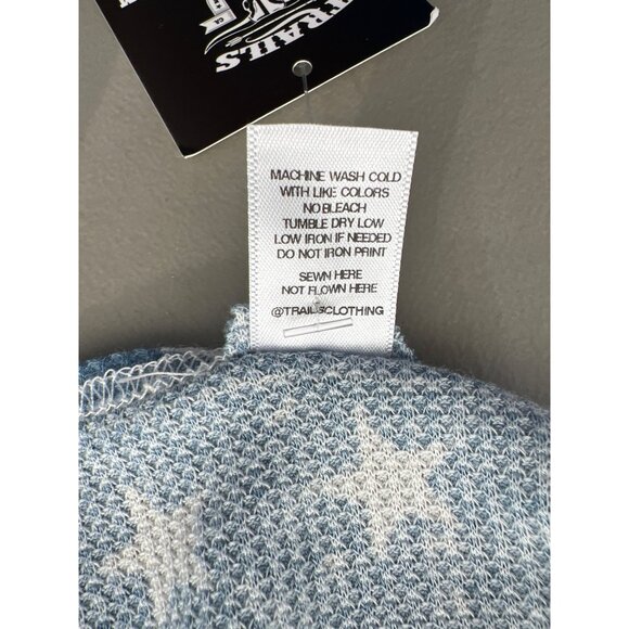 Trails Stars and Stripes Crop Top Size Medium Casual American Flag Patriotic NEW - Picture 6 of 10